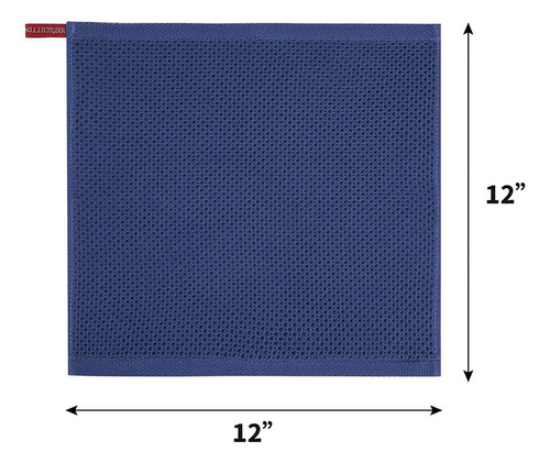 Toallas Algodón 6pzs Absorbentes Paños Cocina Limpieza Hogar