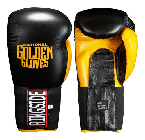 Ringside Gym Sparring Guantes De Boxeo Negro, 18 Oz