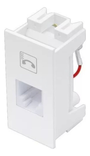 Módulo Tomada Rj11 4 Vias Branco - Fame Habitat 2064