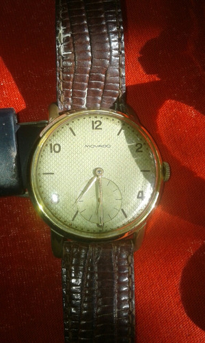 Reloj Movado Clasico Correa Piel De Cocodrilo