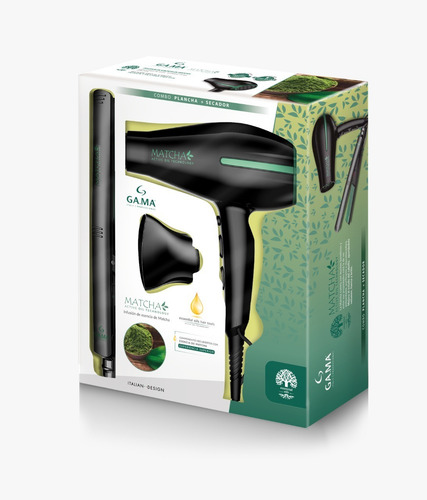Pack Secador Matcha 2300w + Planchita 230°c Ga.ma Bivoltaje