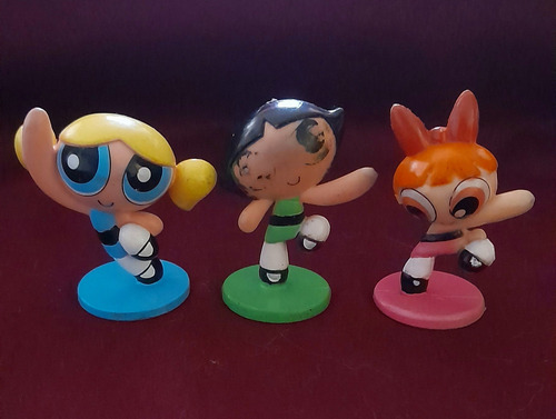 Las Chicas Superpoderosas Set X 3 Figuras De Colección (Usado)