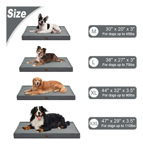 Cama De Exterior Para Perros Medianos/pequeños, Impermeab...