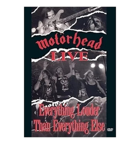 Motorhead Everything Louder Than Everything Else Dvd Son