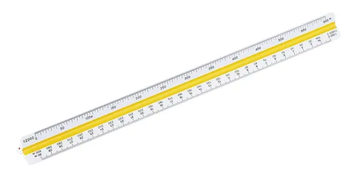 Regla Triangular Rotring, De Reducción, Para Topografía, T6