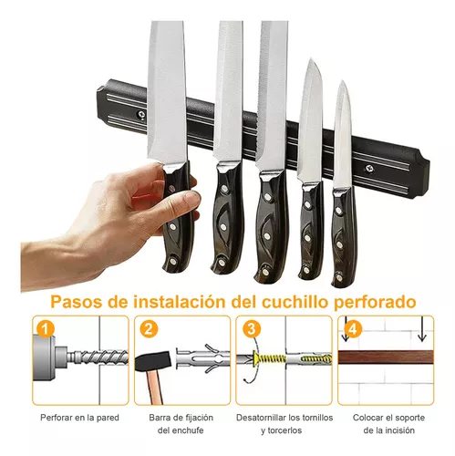 Barra Iman Magnetica Porta Cuchillos Herramientas Chef