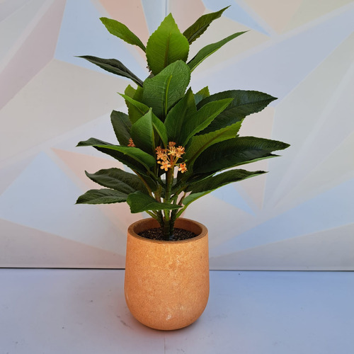 Planta Artificial Con Maceta