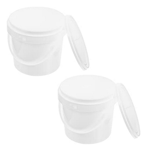 2 Cubos De Almacenamiento Para Cubo Con Tapa, Recipiente Par