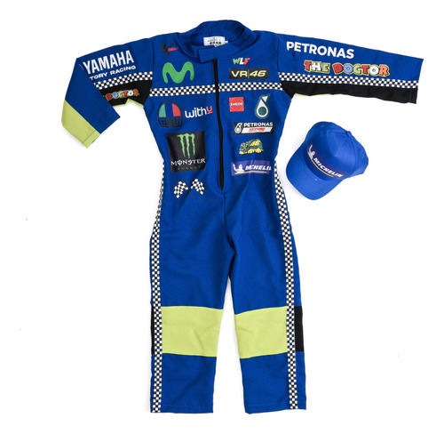 Traje Piloto De Carreras Valentino Rossi Motogp Motociclismo