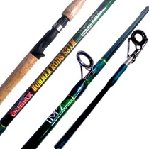 Comprar Caña Sumax Hummer Rods Im7 de 5 pies y 3 pulgadas (1,60 m), 17 libras, color verde