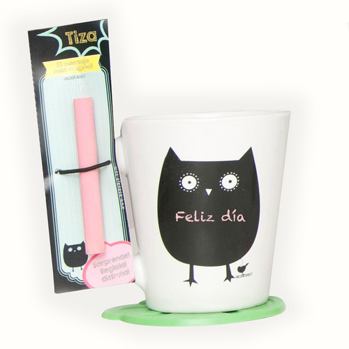 Taza Pizarrón Búho
