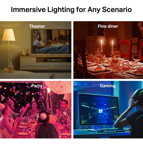 Kit de luz inteligente TP-Link Tapo L530e Led Rgb Wifi 2