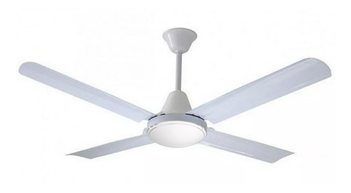 Ventilador De Techo Blanco 4 Palas Metal 20w