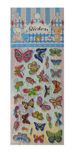 Stickers Con Relieve Infantiles X 20 Planchas / M11