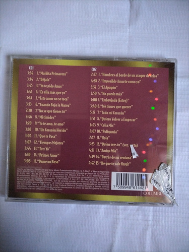 Yuri Mis 30 Mejores Canciones Álbum 2 Discos Cds Estándar (Usado)