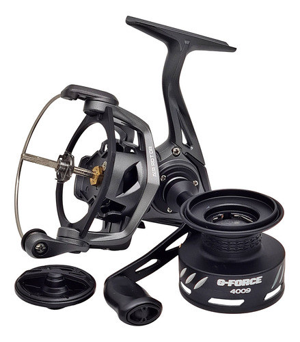 Imagen 5 de 7 de Reel Caster G-force 4009 Grey 9 Rulemanes Edicion Limitada