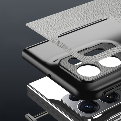 Capa De Couro Com Textura De Árvore Para Vivo V50 5g