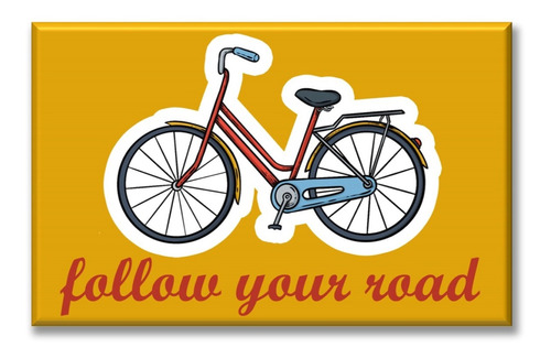 Cuadro Canva Bicicleta Frase 60*90 Cm