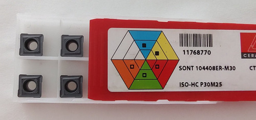 Inserto De Carburo Sont 104408er-m30 Grado Ctpp430 Caja/10pz