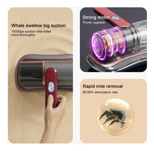 Aspirador Extractor Inalámbrico X, Cama Doméstica Sterili 10