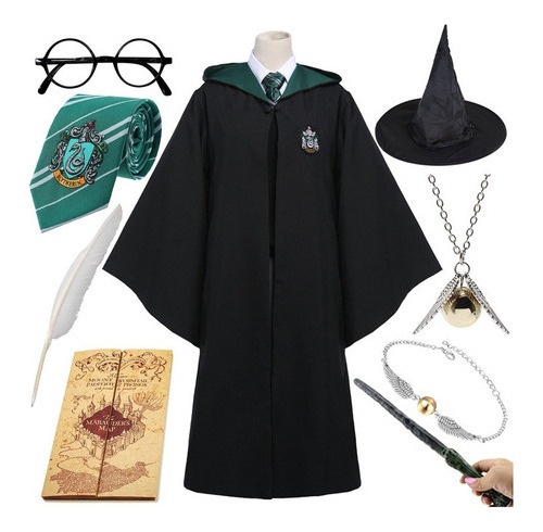 A 9-piece Harry Potter Costume Set Cos Hermione De Bata Magi