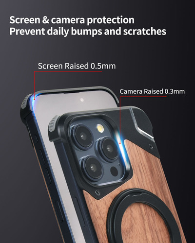 Capa Walnut Para Celular Apple 16promax
