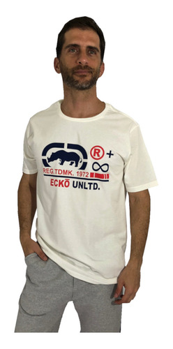 Camiseta Gola Redondada Ecko Unltd Infinite