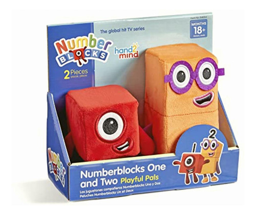 Hand2mind Numberblocks One And Two Best Friends Plush Set,