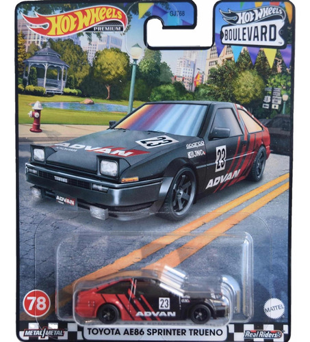 Hot Wheels Toyota Ae86 Sprinter Trueno, Boulevard Premium