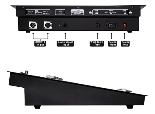 Controlador Dmx Shehds Dmx512 Dj Controlador Led Digital Di.