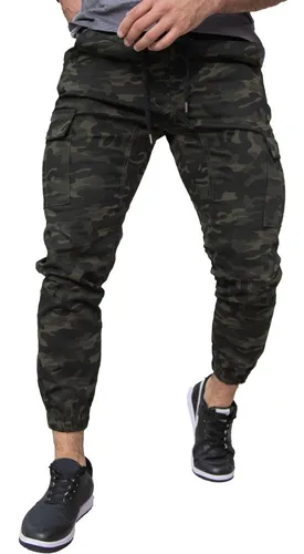 Pantalon Camuflado Hombre