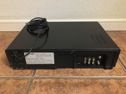 Reproductor Video Cassette Vhs Sharp Vc-h970z Para Reparar (Usado)