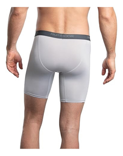 Pack 3 Boxer Fruit Of The Loom Lycra Pierna Larga Hombre