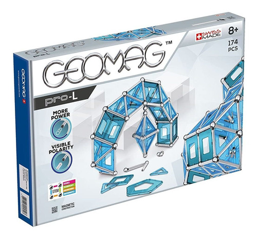 Geomag Pro-l Kit  174 Piece Magnetic Construction Set