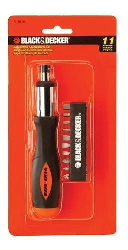 Kit De Puntas Atornillador 11 Piezas Black + Decker 71-911e