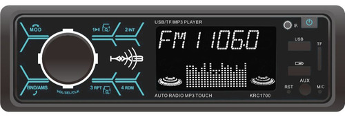 Rádio Automotivo Mp3 Teclas Touch C/ Bluetooth 4x52wrms