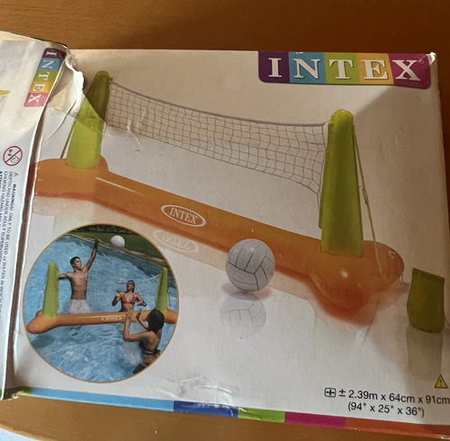 Juego De Voley Para Piscina Intex Con Pelota Varios (Usado)