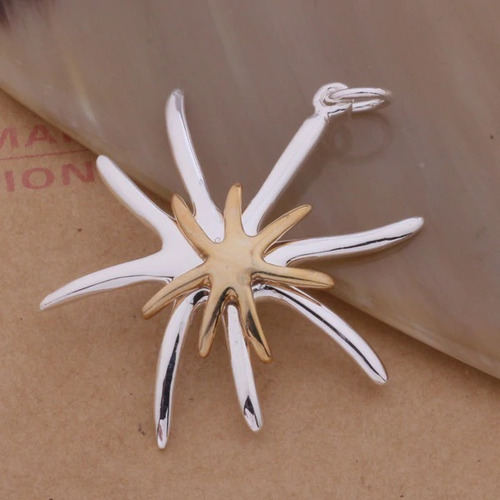 Imagen 3 de 6 de Collar Dije Oro 18k Dama Mujer Elegante Estilo Estrella Lujo