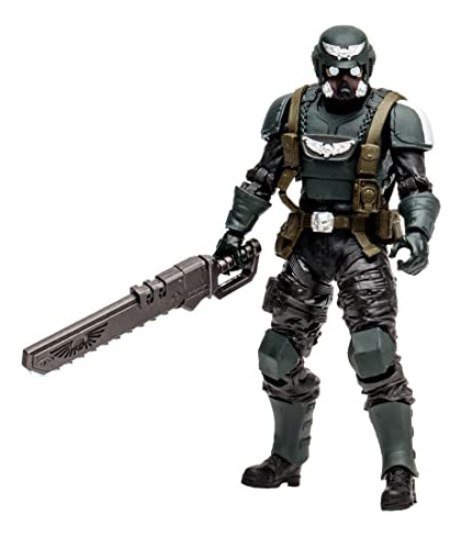 Figuras Warhammer 40000 De Mcfarlane Toys Wv6 Veteran, 7 Pul