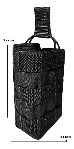 Kit 3 Porta Carregador De Fuzil Modular Mag Duplo 556 E 762