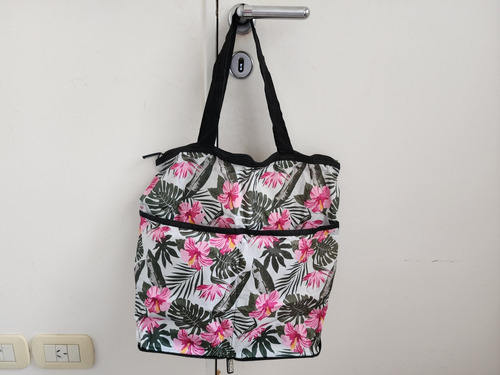 Bolso Con Cierre Floreado Ale-hop Outlet 