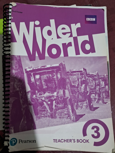 Wider World 3 Pearson Teachers Book (Usado)
