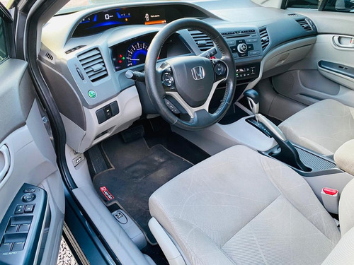 Honda Civic Sedan Lxs 1.8 Cinza 2014