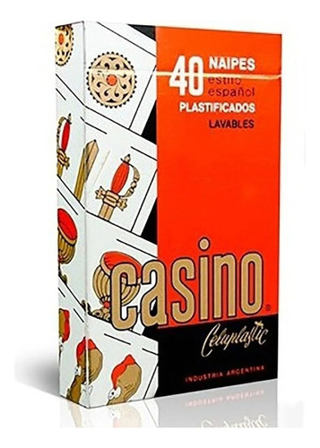 Naipes Casino Mazo X 40 Cartas plastificadas