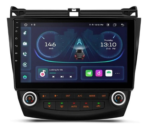 Android 11 + Carplay Honda Accord 2003-2007 Gps Wifi Touch