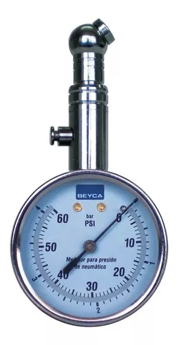 Manómetro para medir la presión de aire en las ruedas