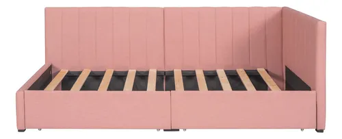 Merax Sofa Cama Tapizado Con 2 Cajones De Almacenamiento, Ma