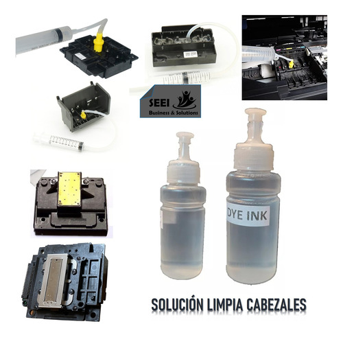 Liquido Para Destapar Cabezales De Impresoras Cont 70ml
