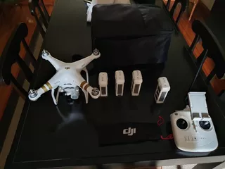 Phantom 3 Std + 4 Bat. + Control + Mochila + Cargador