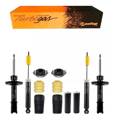 Kit Amortecedor Cofap Turbo Gás Celta Corsa Prisma 2011 +kit